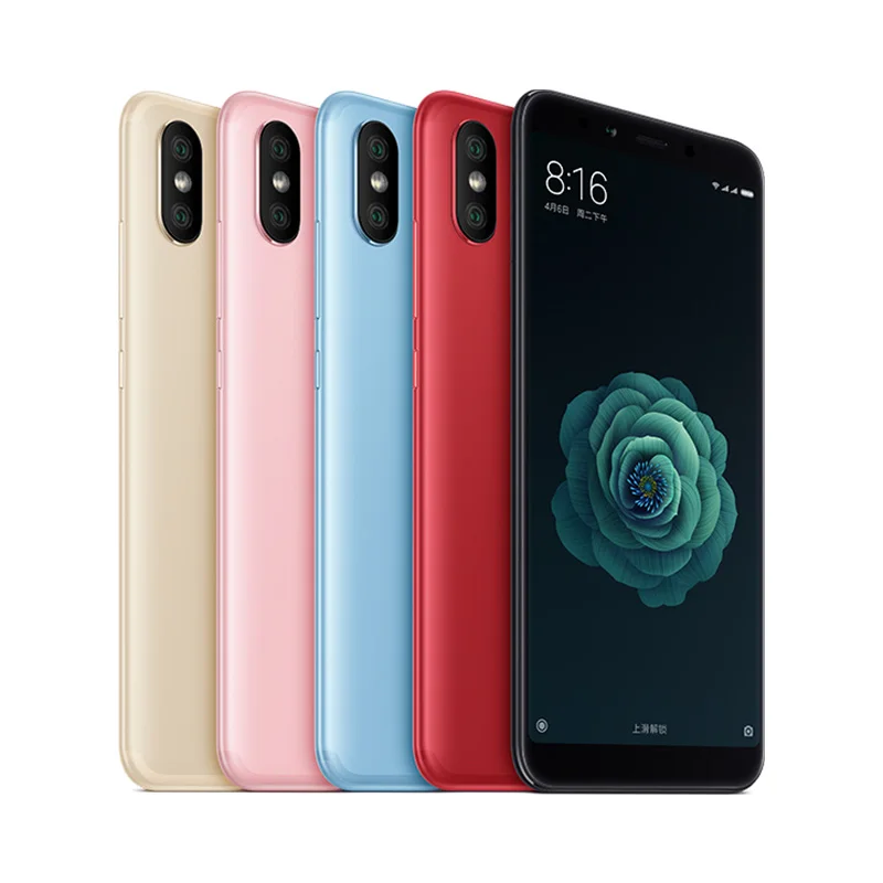 Оригинальный Xiaomi Mi 6 X ГБ оперативная память 64 Встроенная мобильный телефон Snapdragon