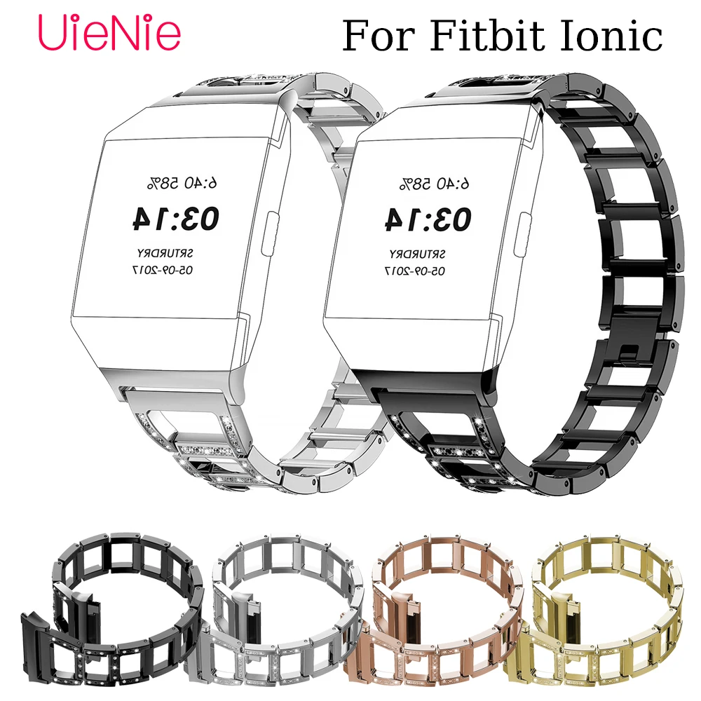 Luxury business strap For Fitbit Ionic Fashion/Classic Watch wrist Band For Fitbit Ionic smart watch replacement bracelet