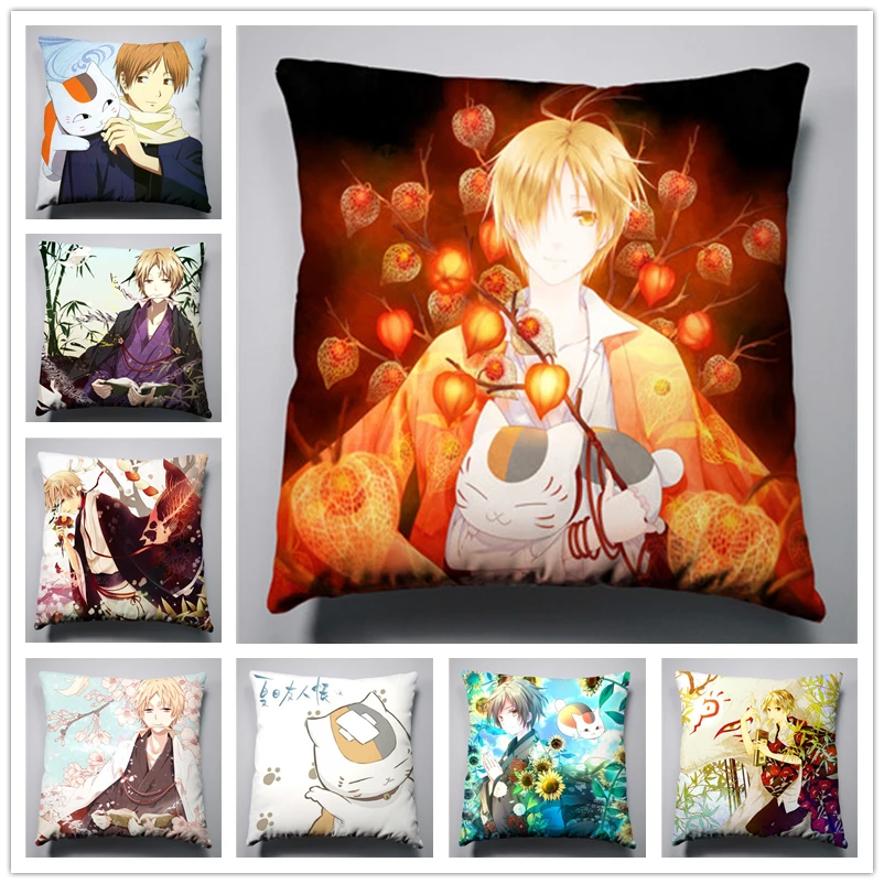 

Anime Manga Natsume Yuujinchou 40x40cm Pillow Case Cover Seat Bedding Cushion 001