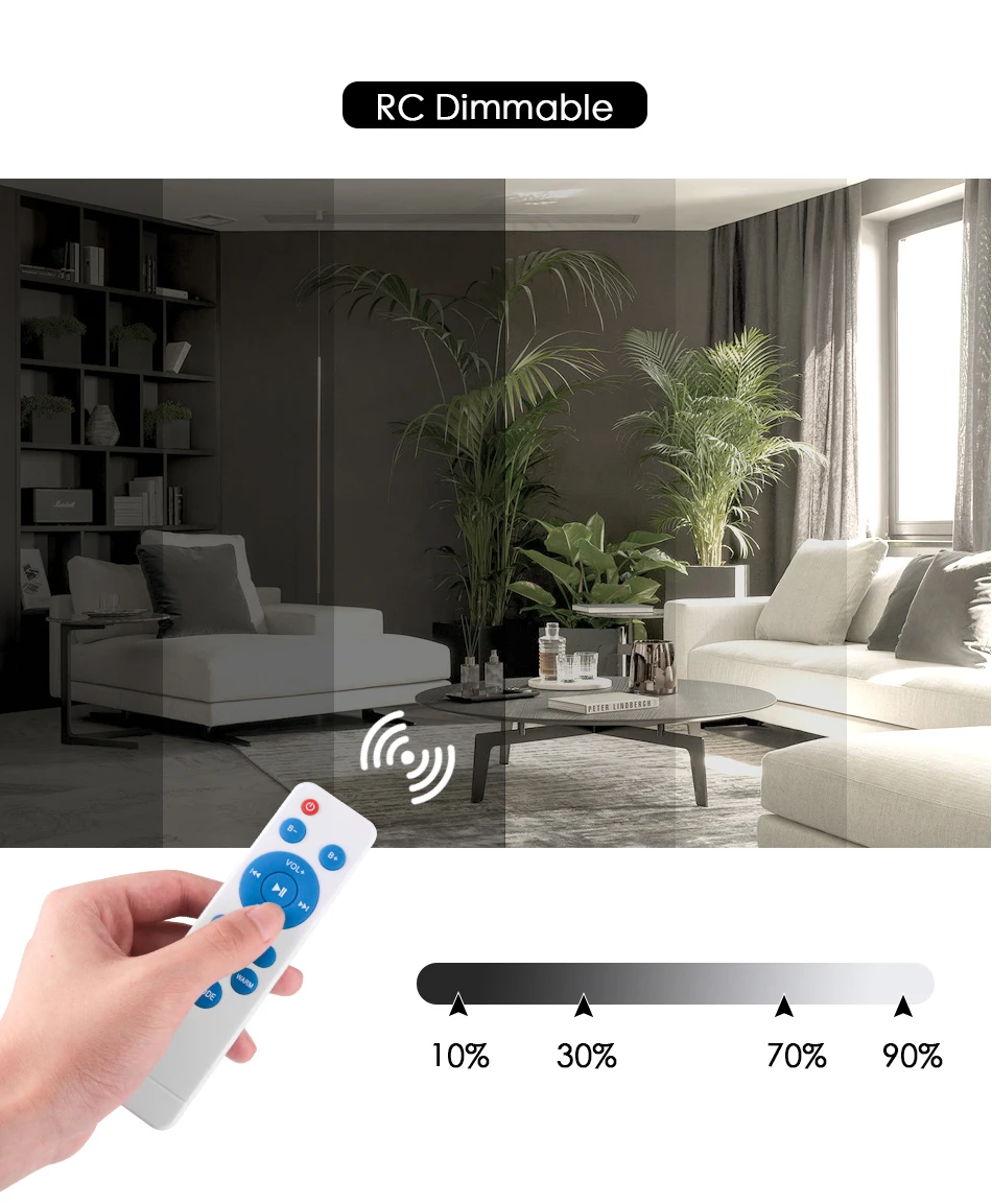 Светодиодный потолочный светильник RGB с регулируемой яркостью 36 Вт 40 Вт смарт-приложение управление Bluetooth музыка современный светодиодный потолочный светильник для гостиной спальни