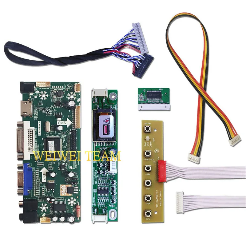 12 1 дюймовый экран 800X600 LQ121S1DG31 TFT ЖК панель M.NT68676.2 плата контроллера + DVI VGA Аудио