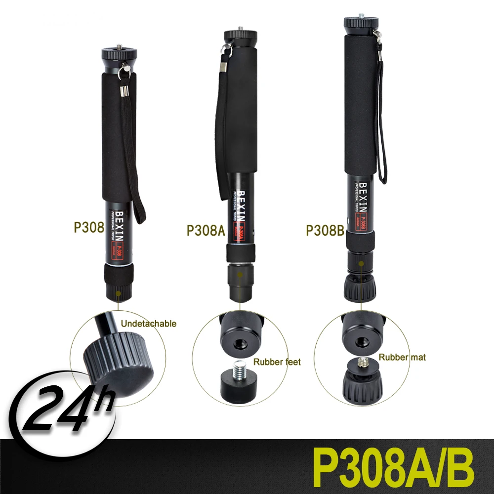 

Bexin Professional Unipod Camera Tripod Monopod Stick Single Leg Bracket with 8 Section Stick Can Fishing for the DSLR Camera