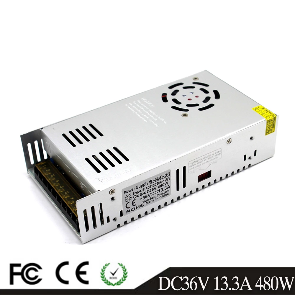 Один Выход DC28V DC30V DC32V DC36V DC42V DC48V DC60V DC12V DC24V Мощность переключения питания драйвера 110 V 220 V AC-DC импульсивный источник питания