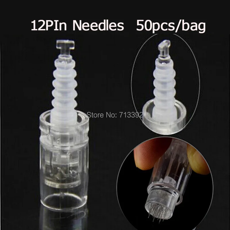Cartucho de Agulha Caneta Derma Agulha Beleza Microneedle Mts Pen Dicas 30 Pcs 12 - 36pin 8 Agulhas para tatuagem