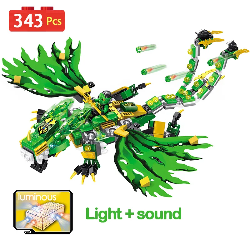 

New Technic LegoINGLYS Njnjago Bricks Phantom Ninjago Dragon Series Warrior battle Machine Building Blocks Toys for Children