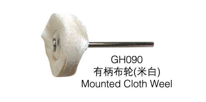 

100pcs Dental Mouted Cloth Wheel Polishing Wheels Handle Wire Wheel Jewelry Rotary Engraving Cleaning Burnishing Grinding Tools