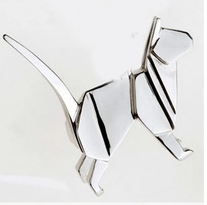 Timlee X014 Твердые геометрические металлические броши кошки кролика лошади птицы булавки, модные ювелирные изделия оптом - Окраска металла: cat