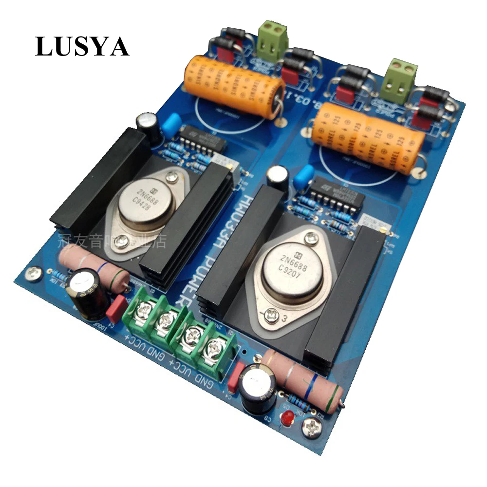 Линейный предусилитель Lusya Hifi LM1723CN линейный регулятор Двойной источник питания