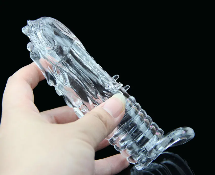 hc031Extender Condoms Bold dragon Sleeve Ring Full Cover (13)