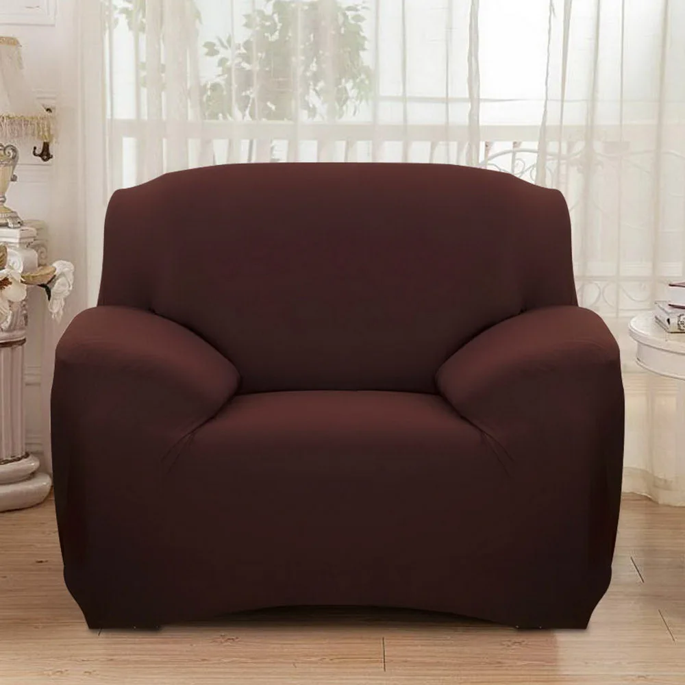 DIDIHOU чехлы для диванов обтягивает Обёрточная бумага диван-книжка стойкие Чехлы секционные эластичный чехол на весь диван/полотенце 1/2/3/4-seater - Цвет: brown