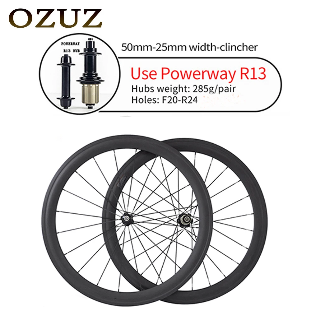 

Factory Sales Ultra light 25mm width cycling carbon wheels 38mm 50mm deep clincher 700c 3k v brake road wheel mac aero 494 spoke