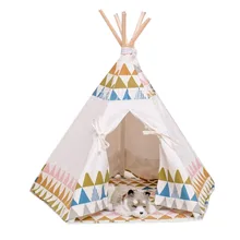 Дизайн tripat корзинка для собаки домик площадка для игр домашних животных играть питомник палатка teepee