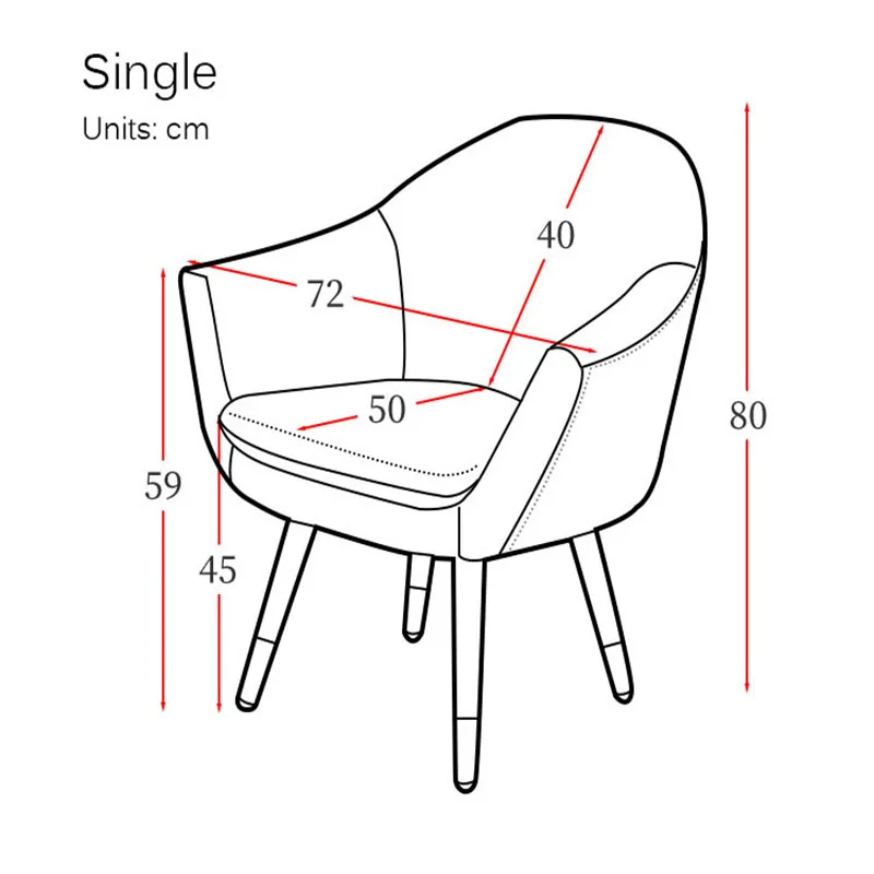 Современный Одноместный стул для отдыха, кафе, офиса, ресторана, мебель для спальни, для учебы, скандинавский стул в стиле минимализм, диван