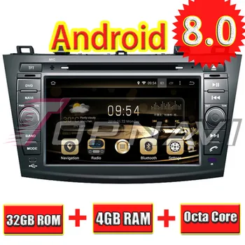 

TOPNAVI 8'' Octa Core Android 8.0 Car DVD Player for MAZDA 3 2010- Autoradio GPS Navigation Audio Stereo Multimedia Double Din