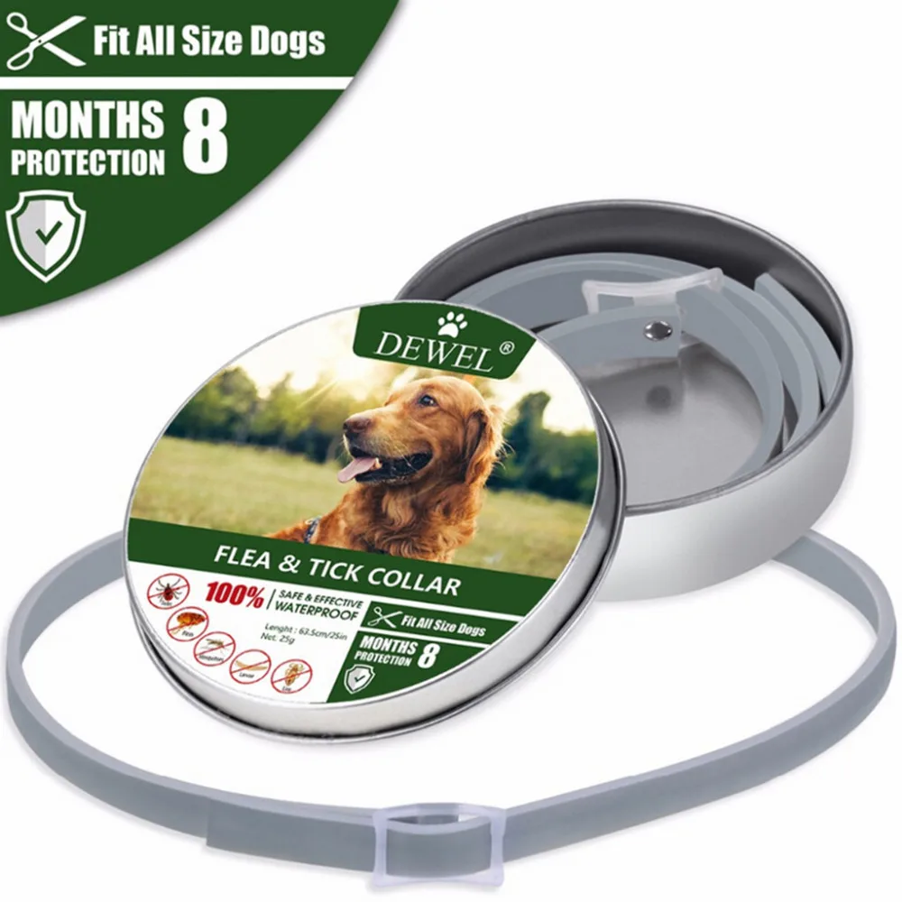 

Bayer Removes Flea Dogs Cats Up To 8 Month Flea And Tick Collar 63.5CM long pet supplies glowing dog collar pet products LD