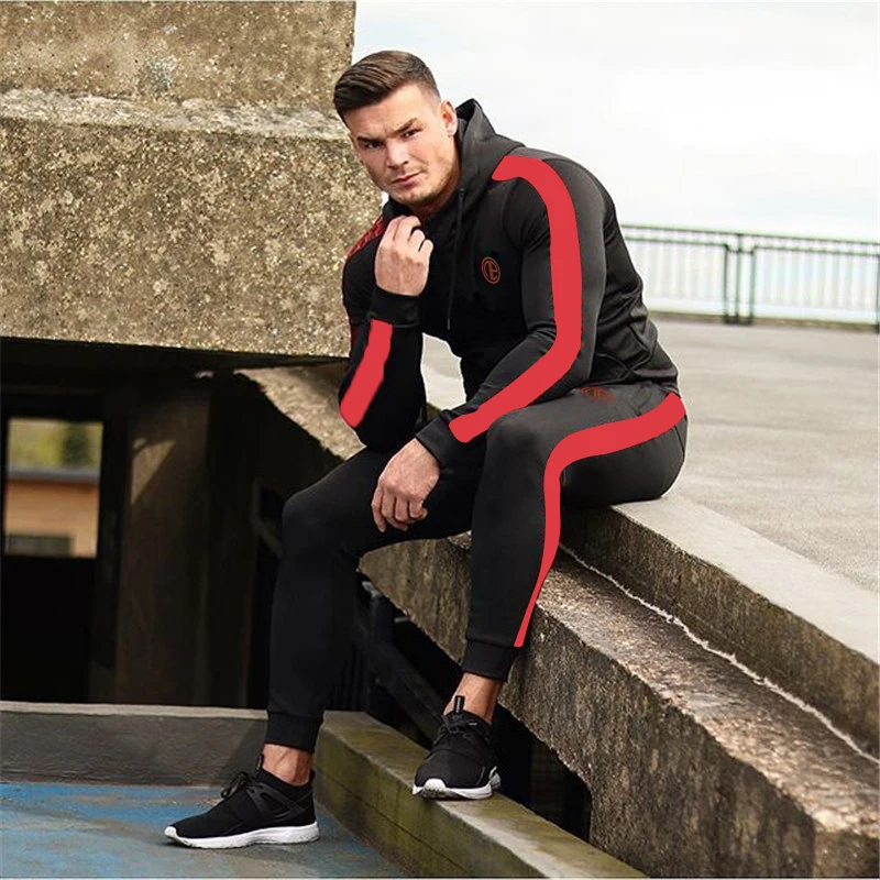 Sport Suit Men Running Gym Tracksuit Men Set Sports Top Jogging Set Fitness Bodybuilding Sports Suits Mens Hoodie+Pants Suit Men Sport Suit Men Running Gym Tracksuit Men Set Sports Top Jogging Set Fitness Bodybuilding Sports Suits Mens Hoodie+Pants Suit Men