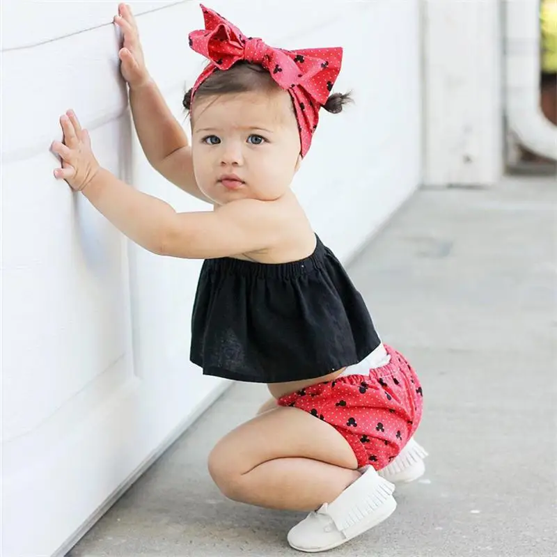 2018 Baby Girls Summer Kids Clothing Tube Tops Candy Color Sleeveless ...