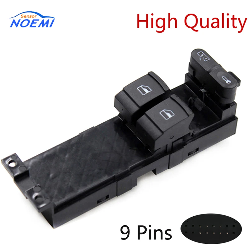 

YAOPEI OEM 1J3959857 For skoda fabia octavia V W Golf MK4 2 Door Power Window Control Switch
