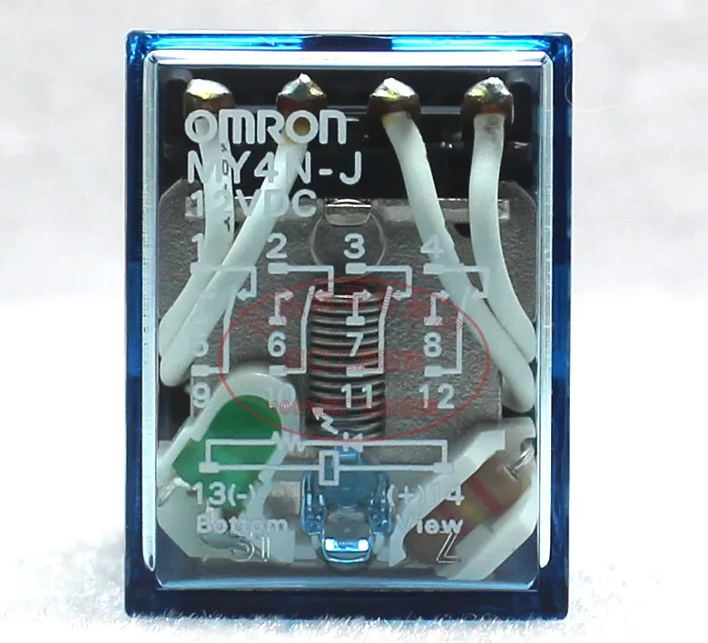 Натуральная Omron небольшое реле MY4N-J MY4N-GS DC12V MY4NJ 12VDC