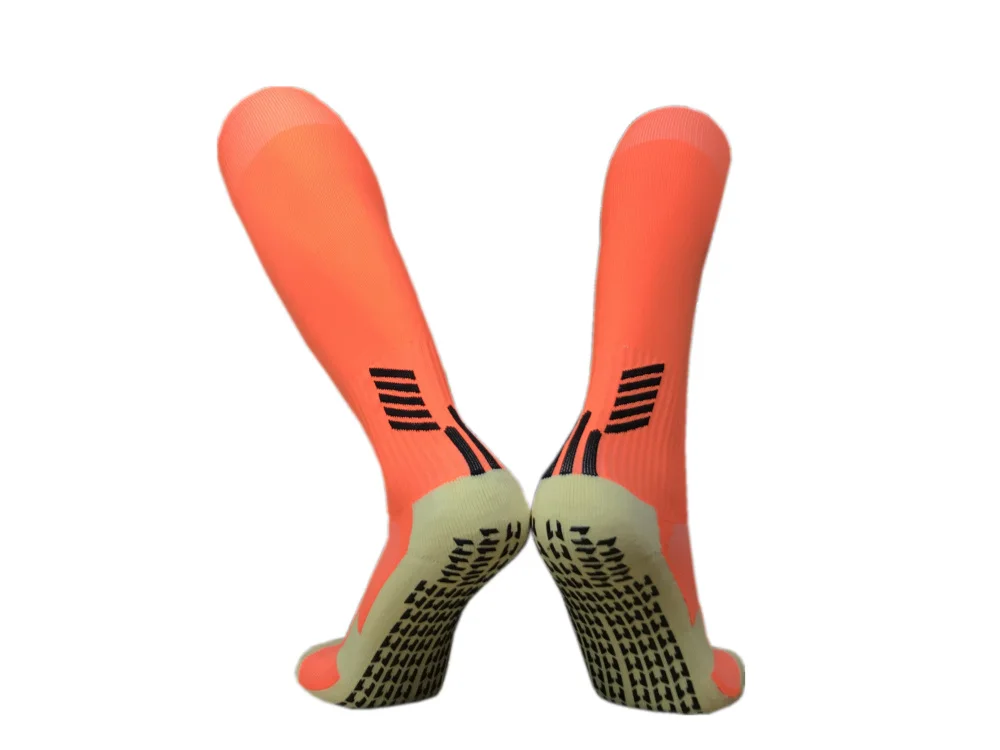 Хлопковые нескользящие футбольные велосипедные носки мужские длинные футбольные Носки спортивные Chaussette компрессионные чулки для регби
