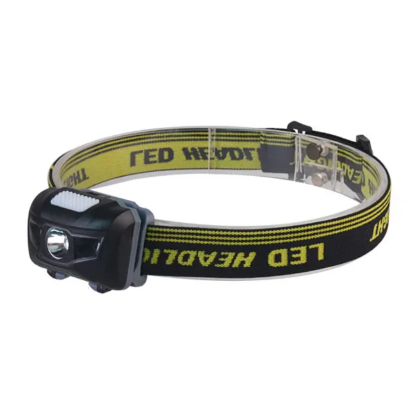 AAA Battery Plastic Super Bright LED Head Flashlight for Camping (7)