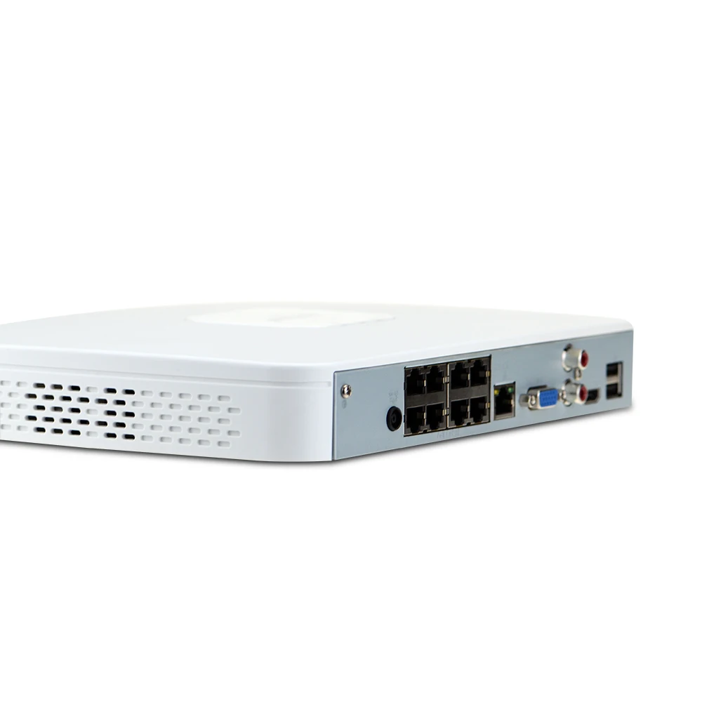 Dahua 4K POE NVR NVR4104-P-4KS2 NVR4108-8P-4KS2 с 4/8ch PoE h.265 видео рекордер поддержка ONVIF 2,4 SDK CGI белый POE NVR