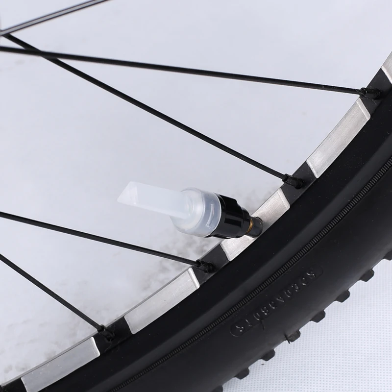 Excellent Wheel Up Wheel Tire Valve Cap 2Pcs 3 Colors Bike Bicycle Car  Spoke Neon Flash LED Wheel Warning  Lights Lamp Cycling Accessorie 1