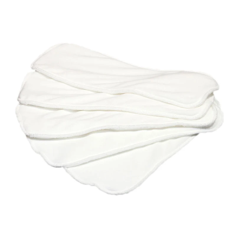 

New 6 Layers Baby Cloth Diapers Organic Insert for Cloth Diaper Absorbent Diaper Reusable Inserts for Baby Nappies