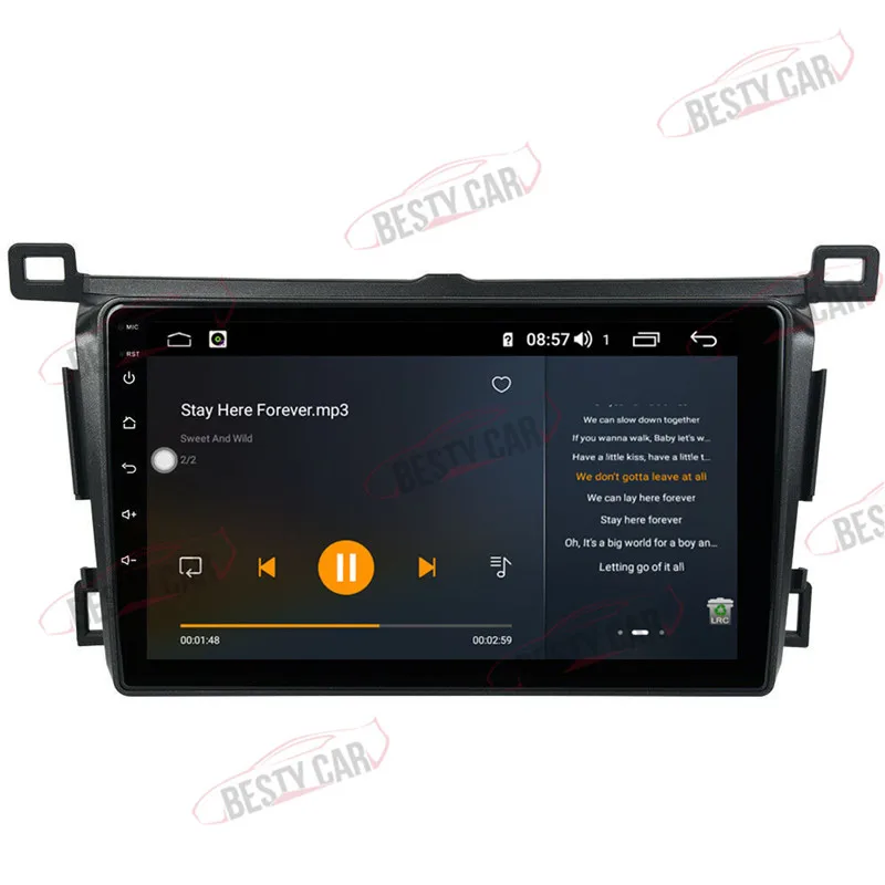 Cheap 9" Android Car Multimedia Player GPS Stereo for Toyota RAV4 2012~2016 2017 2018 Head Unit Radio DSP 2.5D+IPS Built in 4G 4