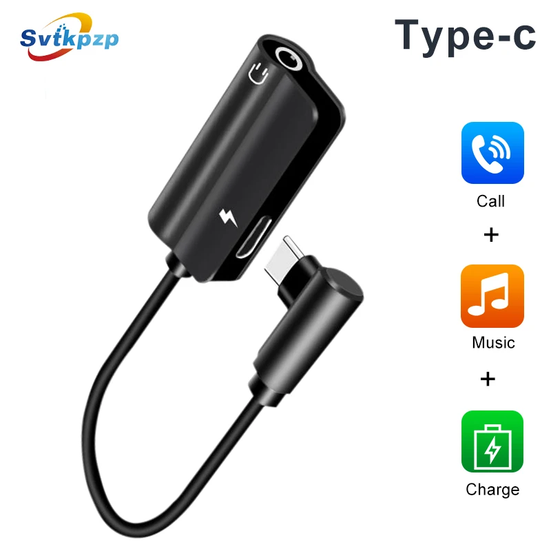 

Type-c to 3.5mm AUX Earphone Audio Adapter USB Type C 3.5 Jack Charge Headphone Adapter for Huawei Xiaomi