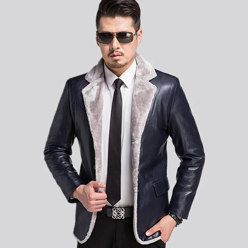 Aliexpress.com : Buy Russian Winter Leather Jackets Men Coats Casual ...