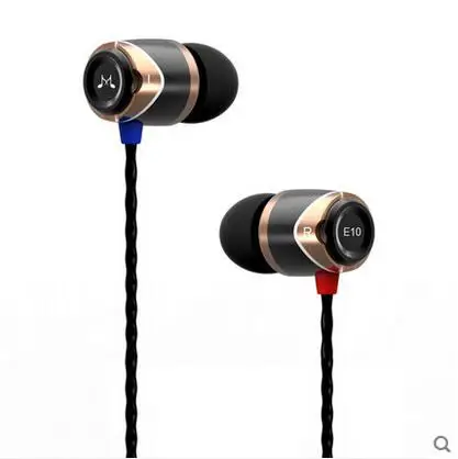 Оригинальные наушники SoundMAGIC E10 3,5 мм, шумоизолирующая гарнитура, Наушники Hi-Fi, стерео наушники-вкладыши для IPhone, Android, MP3 - Цвет: Gold