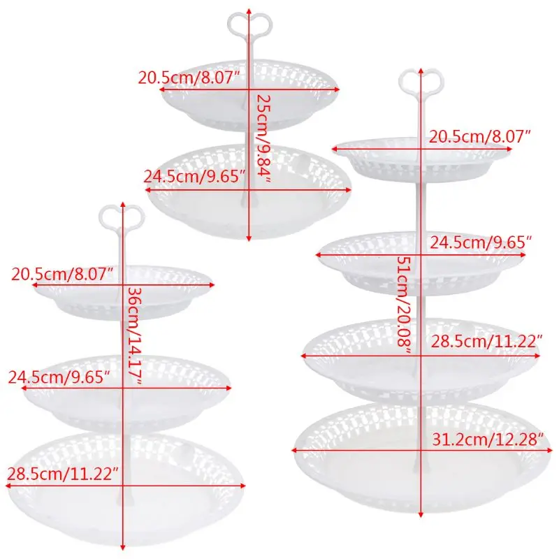 Практичный 2/3/4-ярусный выставочный стенд для торта кекс плиты Стенд Ручка установки держателя оборудования Свадебная вечеринка Декор