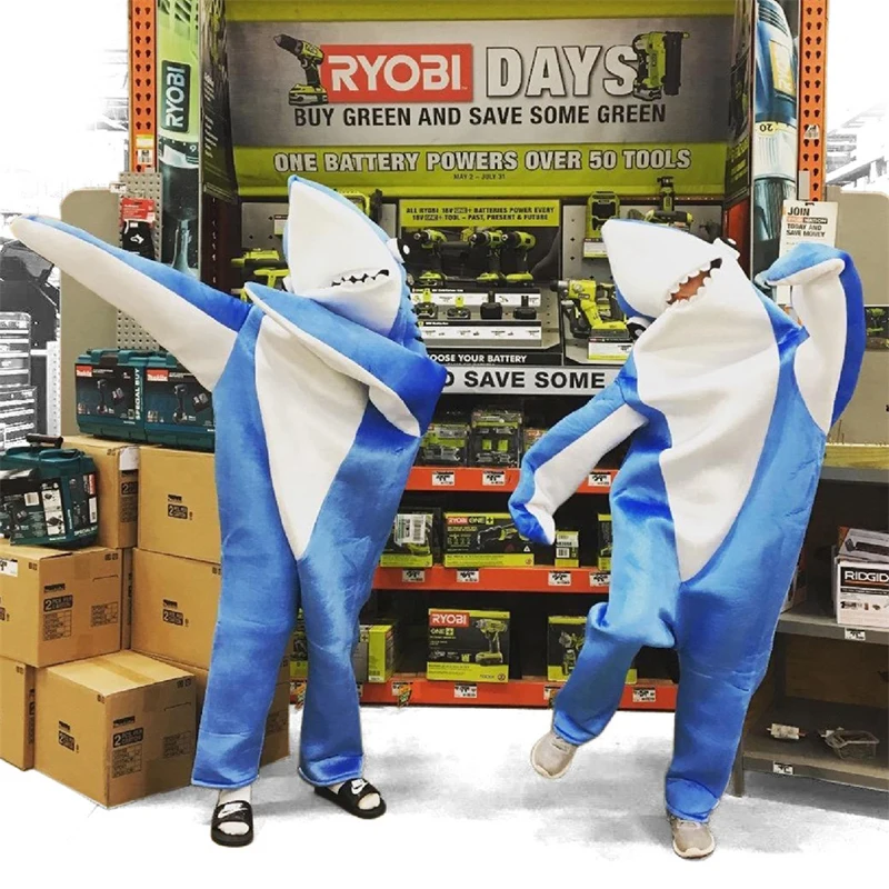 Adults-Kids-Halloween-Christmas-Cosplay-Costume-Shark-Stage-Fancy-Dress-Jumpsuit (2)