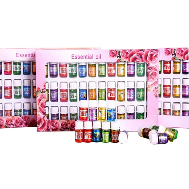 

36Pcs/Set Essential Oils 12 Kind Fragrance Aromatherapy Oil Natural Spa Oil Pack Essential Oil