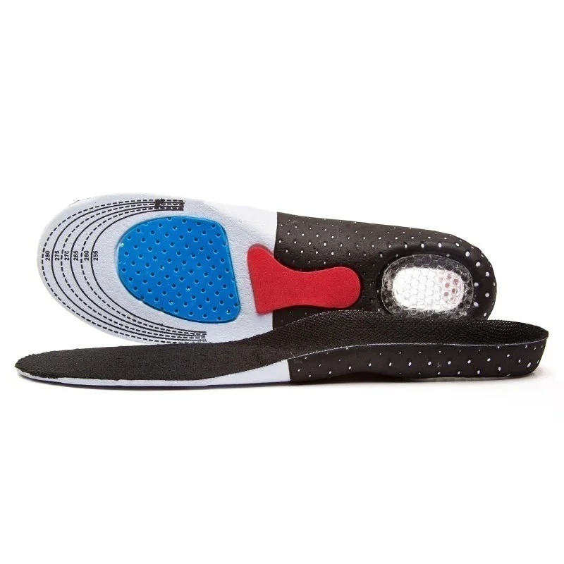 Silicone Insoles Oversize Gel Shoe Pads Orthopedic Insole EVA Cushioning Foot Care Insoles For Hiking Football Sports Men Women