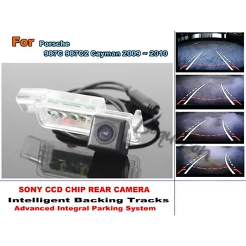 

For Porsche Boxster Cayman / GTS / 987C 987-2 981 Smart Tracks Chip Camera HD CCD Dynamic Tragectory Rear View Camera