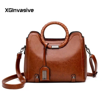 

Luxury Handbag Crossbody Bag For woman 2018 High Quality Leather Designer Shoulder Bags Solid color large capacity hand bag