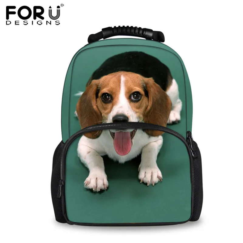 FORUDESIGNS 3D Printing Backpack for Women Cute Beagle Dog