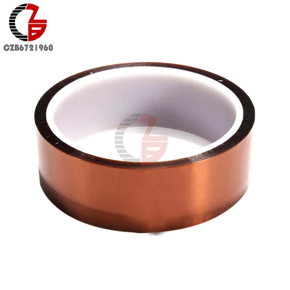 

30MM 3CM 30MMx30M BGA High Temperature Heat Resistant Polyimide Gummed Adhesive Tape