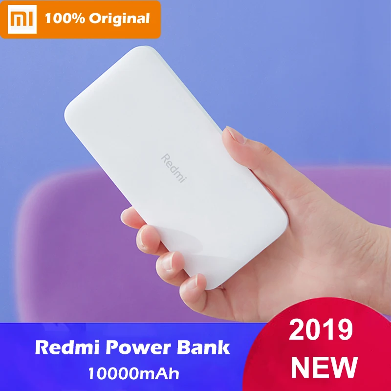 

2019 Newest Original Xiaomi Redmi Power Bank 10000mAh Standard Version for iPhone Mi Redmi Powerbank