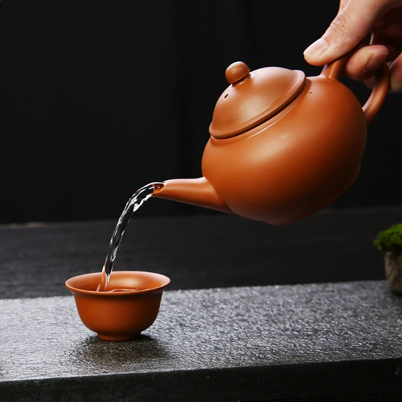 Buy Free Shipping Yixing Zisha Tea Set 7 pieces of red