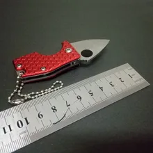 Инструмент Мини Ножи карман Ножи EDC Нержавеющая сталь складной десантников на открытом воздухе Выжить охотничьи ножи с десантник из бечёвки самооборона тактический нож складной карманный нож нож брелок складной