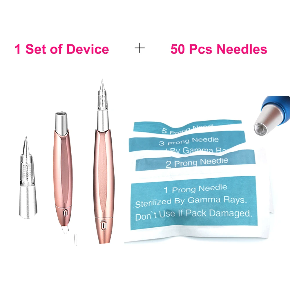

Popular Attractive Tattoo Gun Type Permanent Makeup Machine with 50 Pcs of Cartridge Needle with Free Shipping