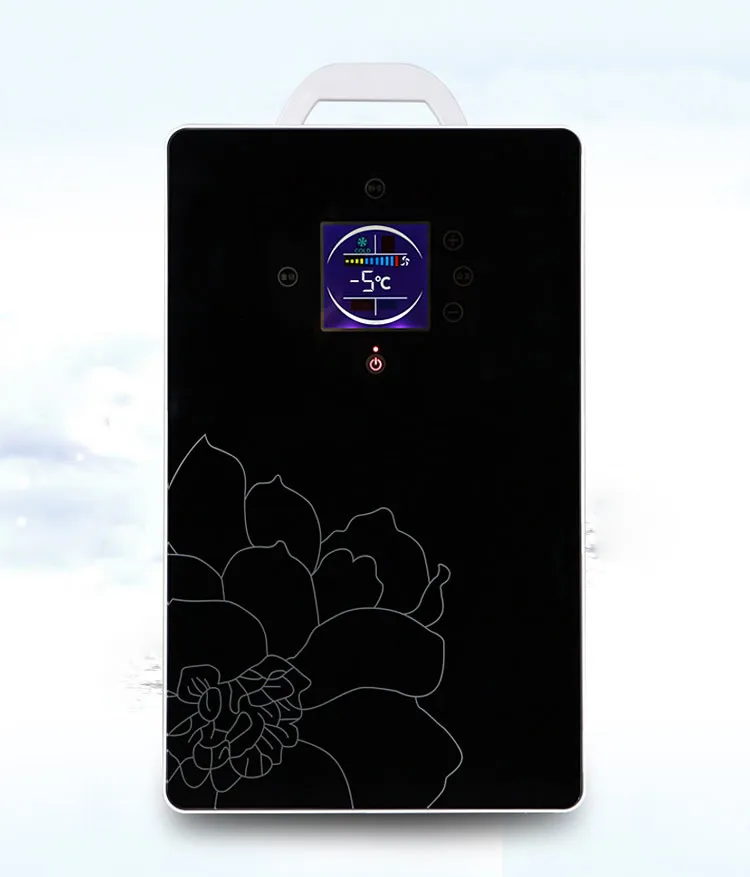 16L 220v 12v Dual-core LCD Display Mini Car Fridge ABS Multi-Function Home Cooler Freezer Warmer Portable auto Fridge Freezer 12 volt fridge