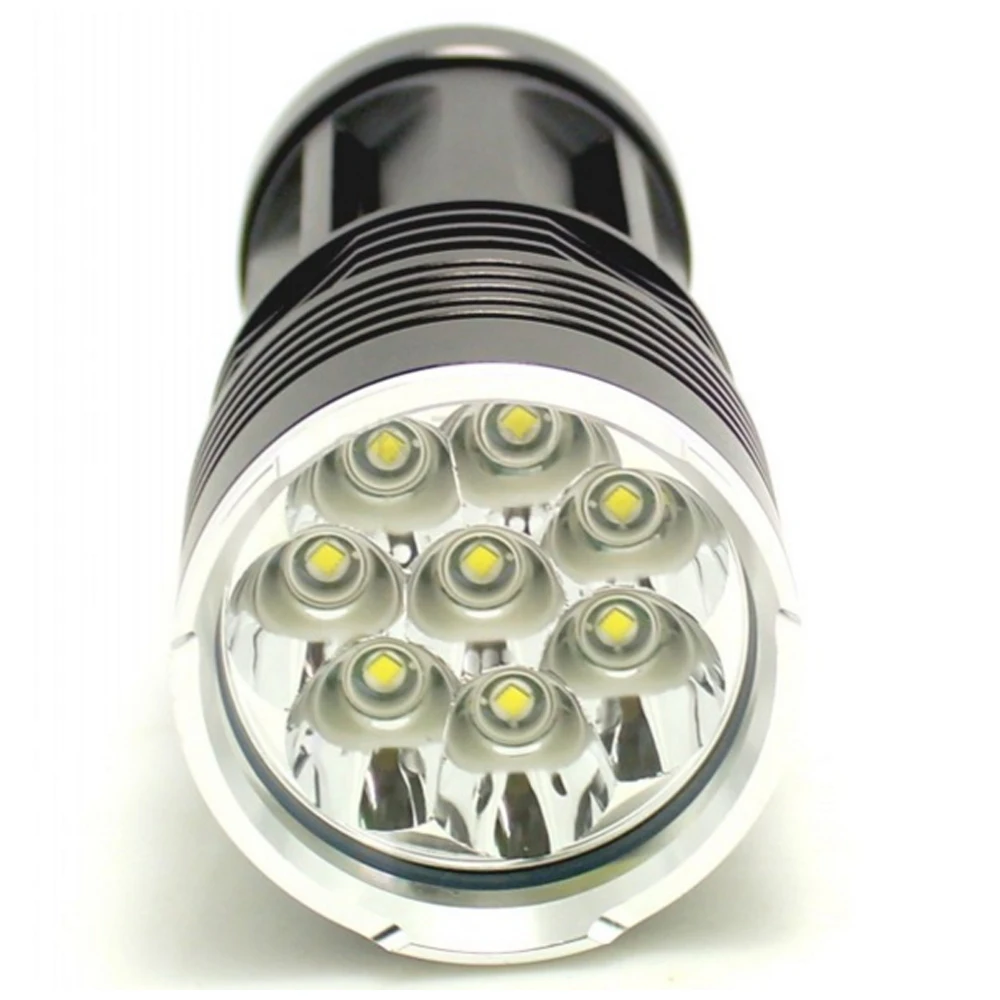 Из светодиодов torche 8xT6 8 xCree XM-L T6 12000 Lumens 3-Mode водонепроницаемый 2 - 4 файлов