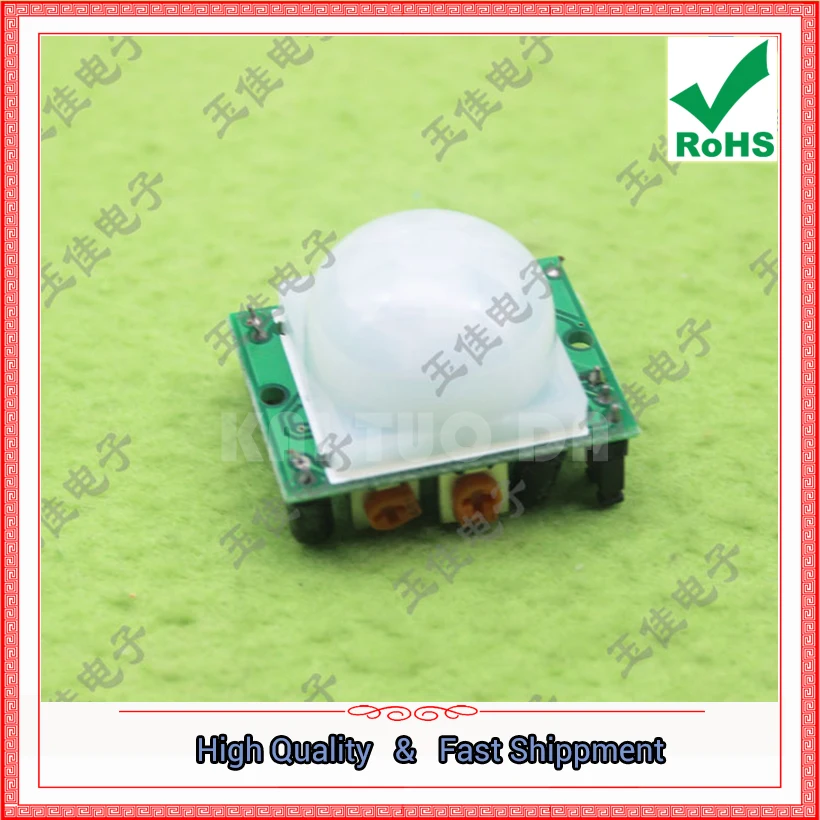 

HC-SR501 human body infrared sensor module with lens infrared sensor inlet probe (H6B4