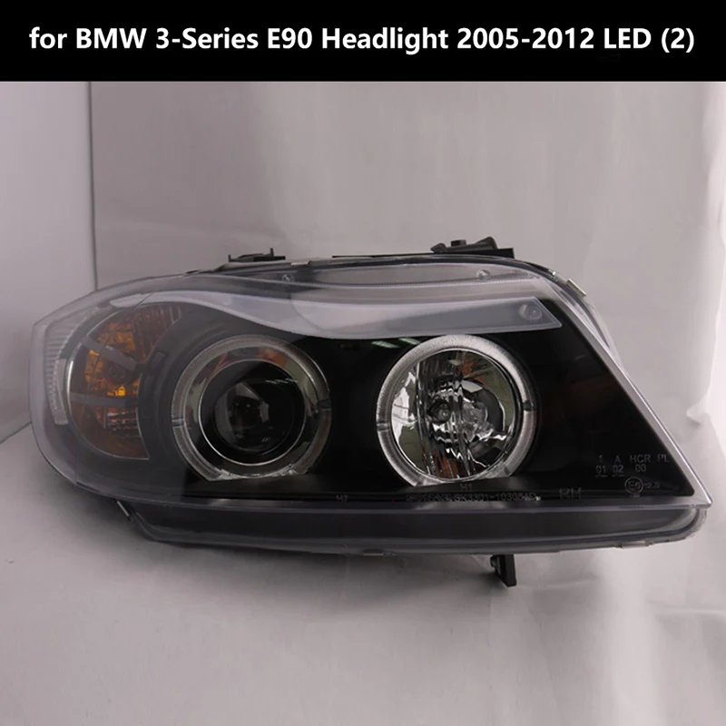 Светодиодные фары проекторы V1 Angel eye для BMW 3 Series E90 318i 320i 325i автомобилей модели Halo