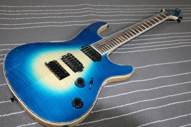 Best price at $342 Cheap 2016 High Quality Popular Top Quality Mayones Regius 7 Strings Electric Guitar 7 Ply Neck Through Black Floydros