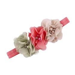 

Stylish 2016 5 Colors Cute Baby Girls Toddler Mini Pearl Headband Headwear Band for infant Kids Accessory